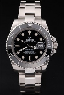 Rolex Submariner Black Ceramic Tachymeter Black Dial