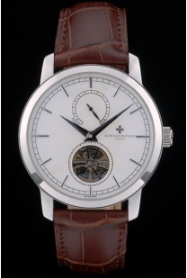 Vacheron Constantin Luxury Leather Replica Relojes 80169